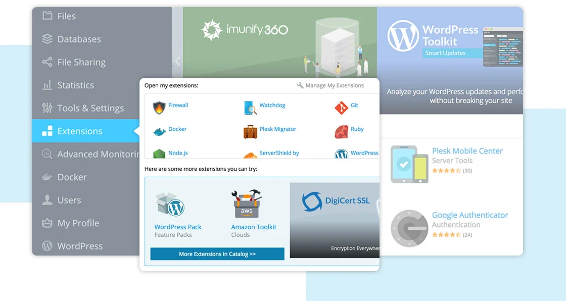 Cpanel alternatifi kontrol panelleri 3 Plesk Panel
