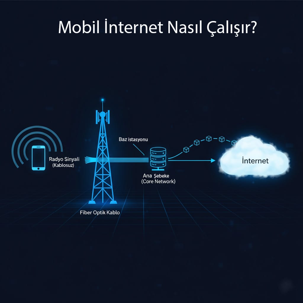 Mobil internet nasıl çalışır?