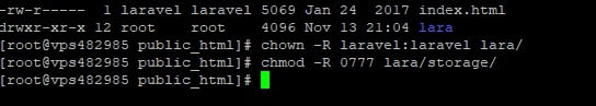 Centos Web Panel üzerine Laravel Kurulumu 15 lrvl12