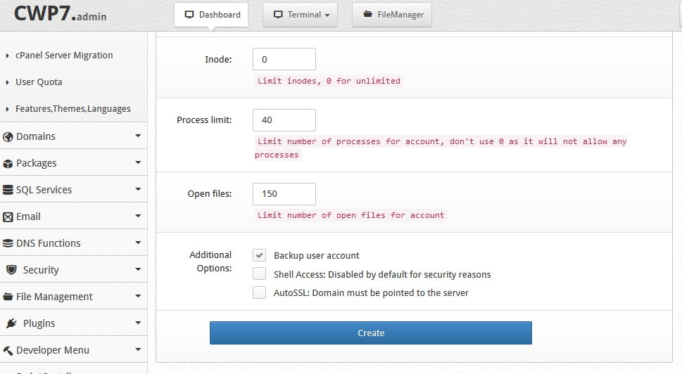 Centos Web Panel üzerine Laravel Kurulumu 5 lrvl1 2
