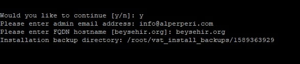 vestacp kurulumu 5